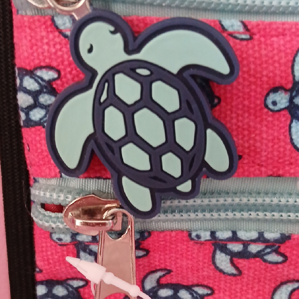Sea Life Pink and Blue Crossbody Bag - Picture 4 of 8